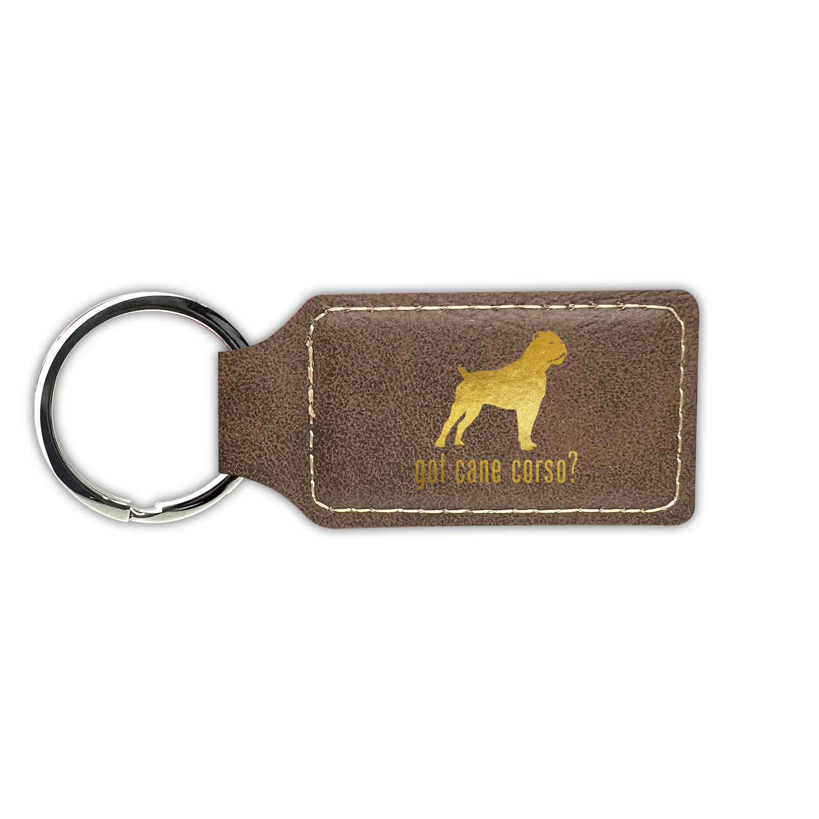 Got Cane Corso Keychain Leatherette - Laser Engraved - colors - Key ...
